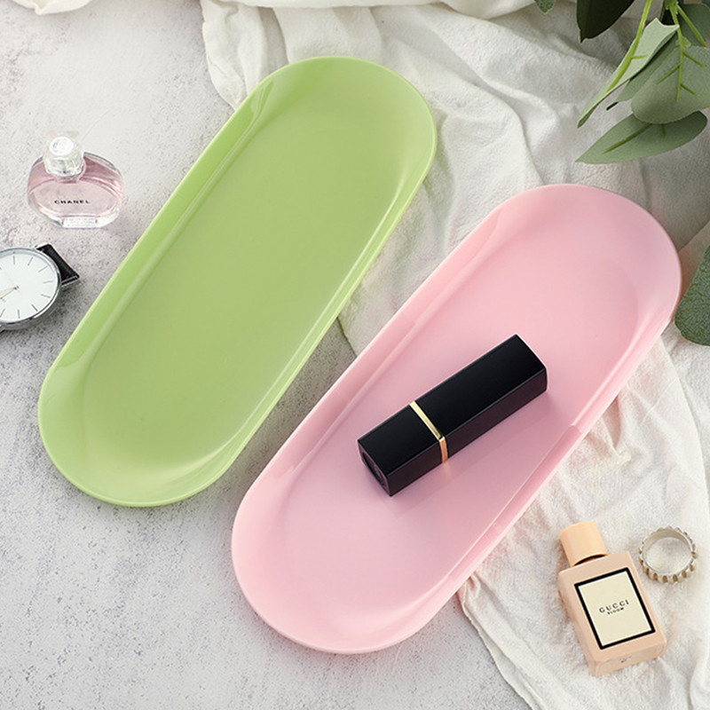 Korėjietiško stiliaus INS Wind nerūdijančio plieno papuošalų padėklas stalinis laikymo lėkštė Kosmetika papuošalų plokštė metalinis padėklas Didmeninė prekyba