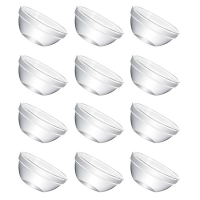 12 vnt stiklinių dubenėlių rinkinys apvalūs desertiniai indai Stikliniai mažyčiai ramekinai