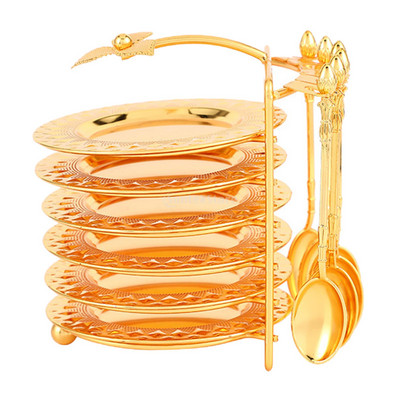 Klassikaline sööginõude komplekt Õhtusöögitaldriku ja lusikate hoiurest Korraldaja Köögisalati Magustoidu vitriin Lame taldriku lusikad