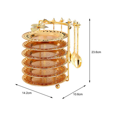 Klassikaline sööginõude komplekt Õhtusöögitaldriku ja lusikate hoiurest Korraldaja Köögisalati Magustoidu vitriin Lame taldriku lusikad