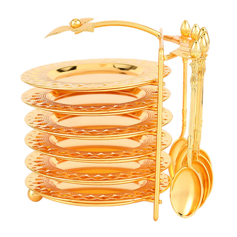 Klassikaline sööginõude komplekt Õhtusöögitaldriku ja lusikate hoiurest Korraldaja Köögisalati Magustoidu vitriin Lame taldriku lusikad