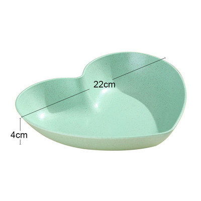 1 tk Armastussüdame sülitada kondiga roog majapidamistoidu klassi plastikust kandik Puuviljataldrik koogitaldrik Kondinõu Söögilaud Prügitaldrik