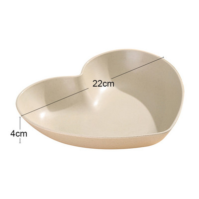 1 tk Armastussüdame sülitada kondiga roog majapidamistoidu klassi plastikust kandik Puuviljataldrik koogitaldrik Kondinõu Söögilaud Prügitaldrik