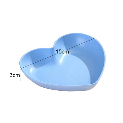 1 tk Armastussüdame sülitada kondiga roog majapidamistoidu klassi plastikust kandik Puuviljataldrik koogitaldrik Kondinõu Söögilaud Prügitaldrik