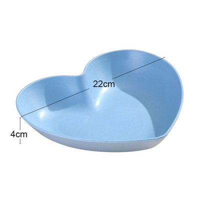 1 tk Armastussüdame sülitada kondiga roog majapidamistoidu klassi plastikust kandik Puuviljataldrik koogitaldrik Kondinõu Söögilaud Prügitaldrik