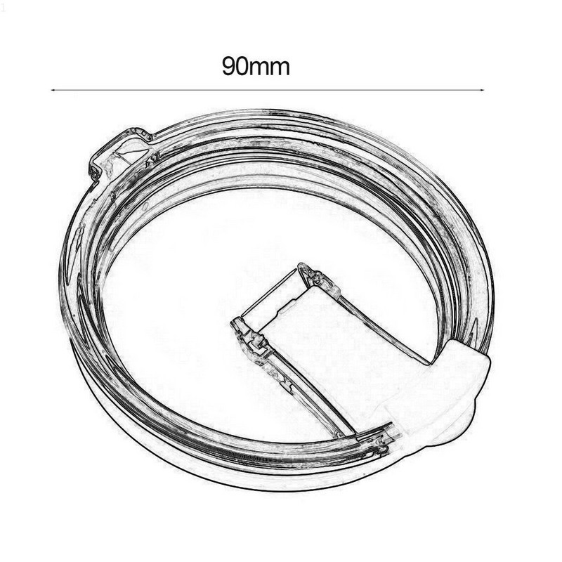 1 db 20 és 30 oz-os kiömlésálló fedél a Yeti fedélhez, illik a pohárhoz és más cserepoharakhoz, cseppálló pohárfedelekhez.