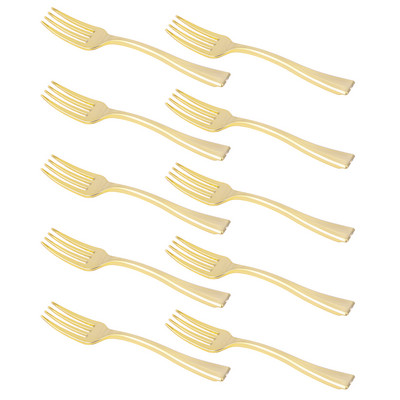 24 kom. Dječji pribor za jelo Vilica za voće Ružičasto zlatna plastična vilica Desertna vilica Plastični pribor Mini vilica za kušanje Zlatni plastični pribor za jelo Dijete