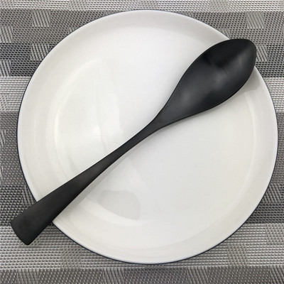 Κορυφαίας ποιότητας ανοξείδωτη σέσουλα πιρούνια Kinfe Party Σετ μαχαιροπήρουνων Μαύρη ματ σταγόνα Αξεσουάρ αποστολής 1 τεμαχίου