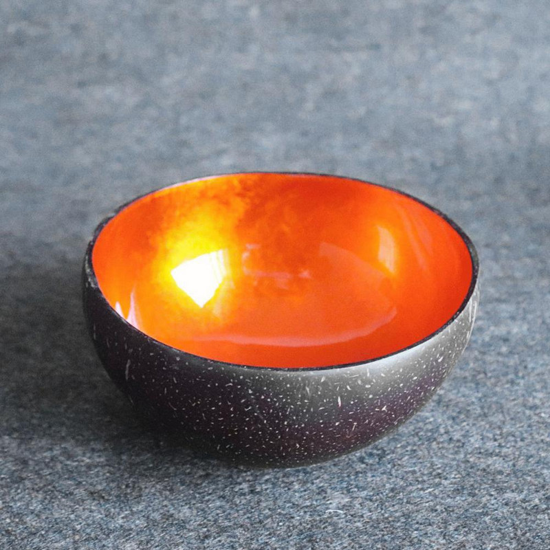 Spremnik za hranu Korisne zdjele od prirodnog kokosovog oraha od ljuske kokosa Vintage oslikane zdjele protiv habanja za kuhinju