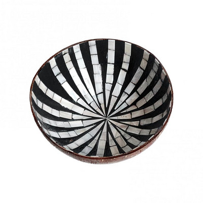 Купа за салата Купа от естествен контейнер Кокосови черупки Кокосови бонбони Купички за сладолед Храна Кокосови купи Ръчно изработени плодове Декор за дома