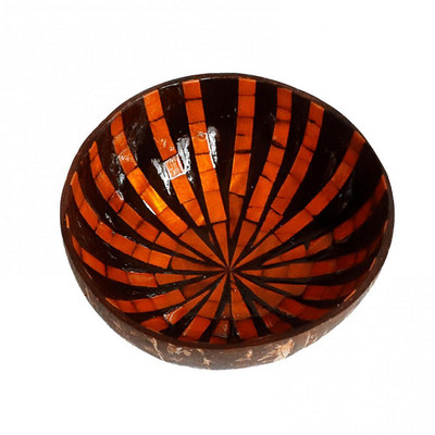 Купа за салата Купа от естествен контейнер Кокосови черупки Кокосови бонбони Купички за сладолед Храна Кокосови купи Ръчно изработени плодове Декор за дома