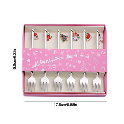 4vnt/rinkinys Aukštos kokybės kalėdinių stalo įrankių rinkinys nerūdijančio plieno raudonas žalias indai Peilis šakutė Šaukštas stalo įrankiai virtuvės maistas 45a