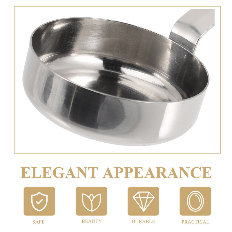 Oală de gătit Wok Oțel inoxidabil Oțel cu sos Lingură pentru supă Oală din oțel inoxidabil Sos pentru pizza Linguriță Cremă Chili Oală Oală pentru prăjit