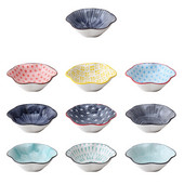 Väike loominguline roog maitseainekastme nõu keraamiline taldrik kastmiskauss või suupiste sushi äädikanõud alustass keraamiline sojakastme tass