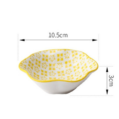 Väike loominguline roog maitseainekastme nõu keraamiline taldrik kastmiskauss või suupiste sushi äädikanõud alustass keraamiline sojakastme tass