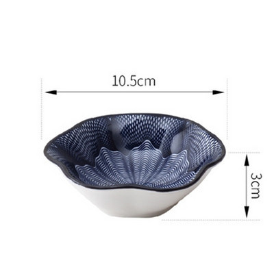 Väike loominguline roog maitseainekastme nõu keraamiline taldrik kastmiskauss või suupiste sushi äädikanõud alustass keraamiline sojakastme tass