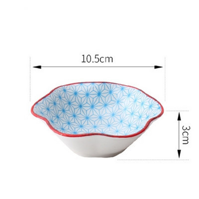 Väike loominguline roog maitseainekastme nõu keraamiline taldrik kastmiskauss või suupiste sushi äädikanõud alustass keraamiline sojakastme tass