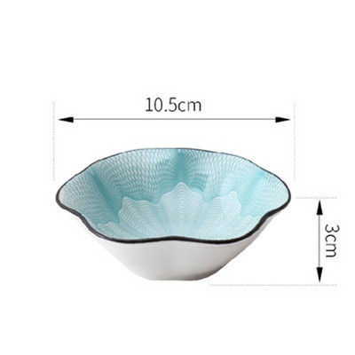 Väike loominguline roog maitseainekastme nõu keraamiline taldrik kastmiskauss või suupiste sushi äädikanõud alustass keraamiline sojakastme tass