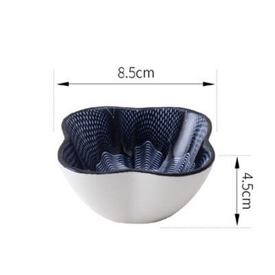 Väike loominguline roog maitseainekastme nõu keraamiline taldrik kastmiskauss või suupiste sushi äädikanõud alustass keraamiline sojakastme tass