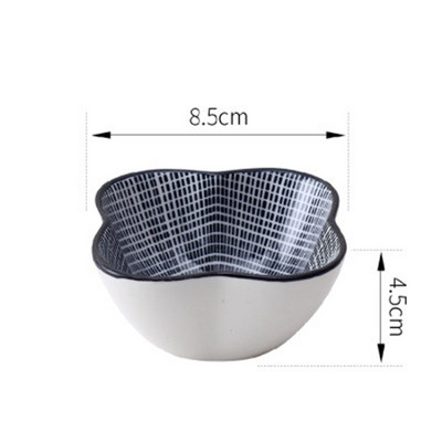 Väike loominguline roog maitseainekastme nõu keraamiline taldrik kastmiskauss või suupiste sushi äädikanõud alustass keraamiline sojakastme tass