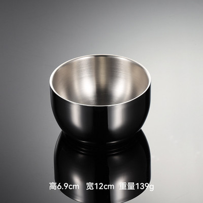 304 Nerūdijančio plieno dubuo vaikams Dviguba vaisių salotų sriuba Ryžių makaronai Ramen Maisto indai nuo nuplikimo Virtuvės indai