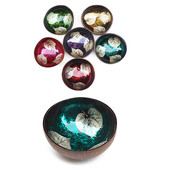 Lehtglasuuriga kaunistatud kookosekauss naturaalsest puidust salatiroog Originaalse disainiga puuviljakonteiner lauanõud köögiarmastajale kingituseks