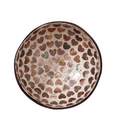 Lehtglasuuriga kaunistatud kookosekauss naturaalsest puidust salatiroog Originaalse disainiga puuviljakonteiner lauanõud köögiarmastajale kingituseks