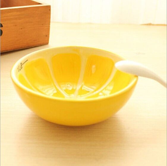 1 vnt mielas dubuo Gražus rankomis dažytas vaisių dubuo vaikams arbūzinis keramikinis dubuo Animacinių filmų stalo reikmenys Stalo įrankiai OK 0122