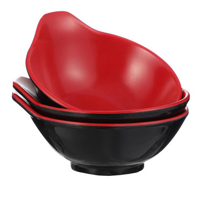 Boluri cu sos de melaminat, 3 buc. Vasă pentru condimente Boluri pentru servire în siguranță a alimentelor. Bol de orez din plastic, imitație de melamină.