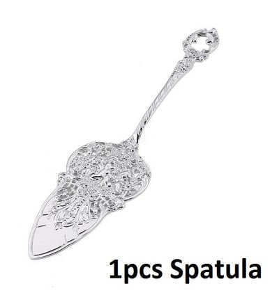 9,25-tolline hõbedane pulmakoogi serveerimiskomplekt Väike tordilabidas nuga Barokne pidu Kaunistuskühv Sünnipäevahõbeda jõulukink