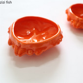 Krabo formos keraminis dubuo Vakarienės lėkštė Prieskonių patiekalas Skonio padėklas Deserto dubuo Vaisių lėkštė Salotų dubenys Užkandžių Dubenys Tešlos patiekalas