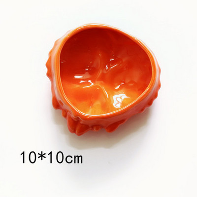 Krabo formos keraminis dubuo Vakarienės lėkštė Prieskonių patiekalas Skonio padėklas Deserto dubuo Vaisių lėkštė Salotų dubenys Užkandžių Dubenys Tešlos patiekalas