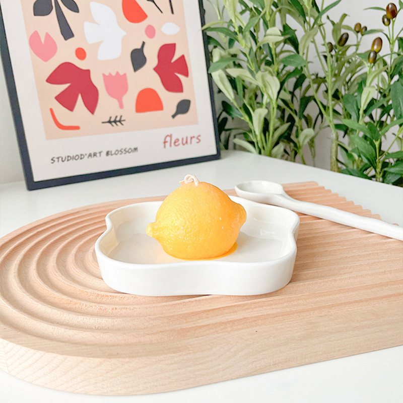 Nauja kiaušinių lėkštė maisto keramikai Kawaii pusryčių pyragas vaisių desertų salotų dekoratyviniai patiekalai su šaukštu virtuvės stalo reikmenys