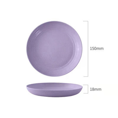 3 tk/komplekti nisukõrretaldriku ümmargused nõud Purustamatud kerged magustoidu õhtusöögitaldrikud Kodune piknik, puuviljasuupiste salat lastele