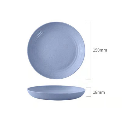 3 tk/komplekti nisukõrretaldriku ümmargused nõud Purustamatud kerged magustoidu õhtusöögitaldrikud Kodune piknik, puuviljasuupiste salat lastele