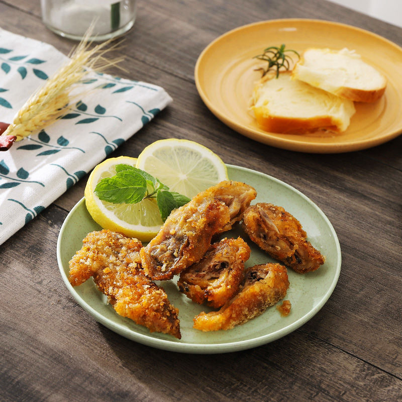 3 τεμ/σετ Στρογγυλά πιάτα με άχυρο σιταριού Άθραυστα ελαφριά πιάτα φαγητού για φαγητό στο σπίτι για πικ-νικ Φρούτα σνακ Παιδική σαλάτα