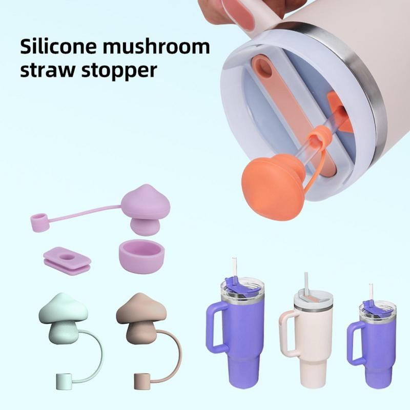 Šiaudų kamščiai Silikoniniai šiaudiniai dangteliai puodeliams Neperšlampami elastiniai šiaudų kamščiai puodeliams ir buteliams Silikoninis, atsparus išsiliejimui kamštis