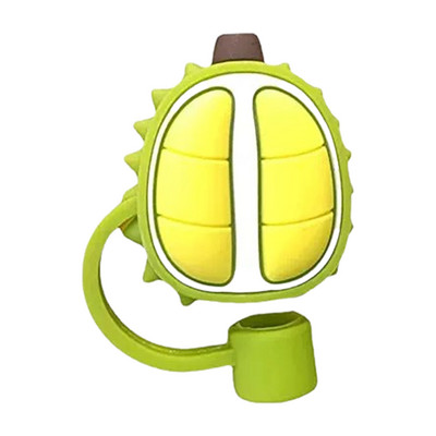 Cartoon õlgedest dekoratiivne pistik korduvkasutatav silikoonist õlest tolmukindel kate, pestav 5–10 mm peentele kingituste tassitarvikutele