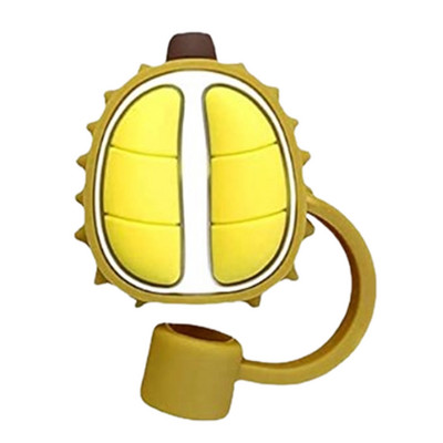 Cartoon õlgedest dekoratiivne pistik korduvkasutatav silikoonist õlest tolmukindel kate, pestav 5–10 mm peentele kingituste tassitarvikutele