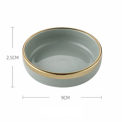 Keraminio padažo indo panirimo lėkštė Mažas patiekalas Mini sviestas garstyčios sušių actas sojų patiekalų prieskonių lėkštės restorano barui