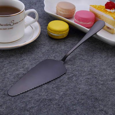 Shine Black Hotel Set de tacamuri din otel inoxidabil Lingurita de cafea Cutit de friptura Furculite Lopata de prajituri Tacâmuri de mancare occidentala Accesorii pentru banchet