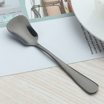 Shine Black Hotel Set de tacamuri din otel inoxidabil Lingurita de cafea Cutit de friptura Furculite Lopata de prajituri Tacâmuri de mancare occidentala Accesorii pentru banchet