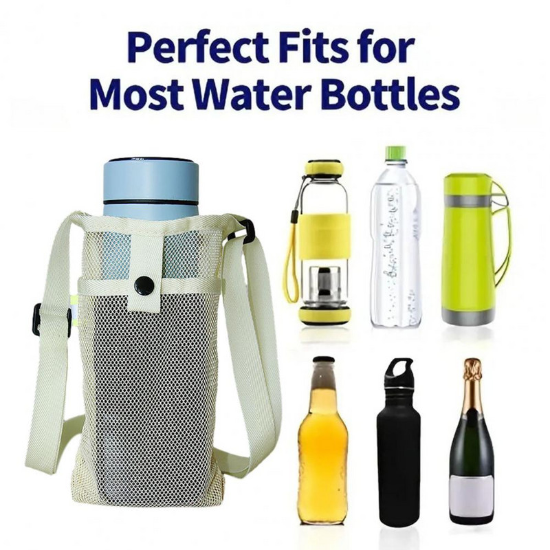 Vandens puodelio laikiklio dirželis Universalus, patvarus vandens butelio laikiklio dirželis, reguliuojamas skersinis petys, skirtas universaliam aktyvumui