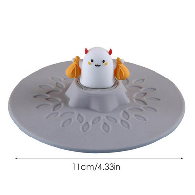 Huse pentru pahare din silicon Capac moale reutilizabil pentru pahare Capac pentru pahare din sticla rezistenta la caldura Căni rezistente la praf Capac pentru pahare pentru casă Accesoriu în aer liber