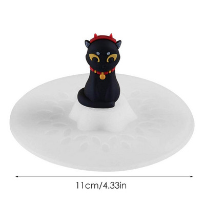 Huse pentru pahare din silicon Capac moale reutilizabil pentru pahare Capac pentru pahare din sticla rezistenta la caldura Căni rezistente la praf Capac pentru pahare pentru casă Accesoriu în aer liber