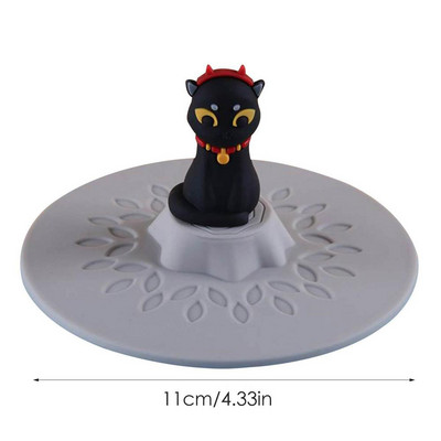 Huse pentru pahare din silicon Capac moale reutilizabil pentru pahare Capac pentru pahare din sticla rezistenta la caldura Căni rezistente la praf Capac pentru pahare pentru casă Accesoriu în aer liber