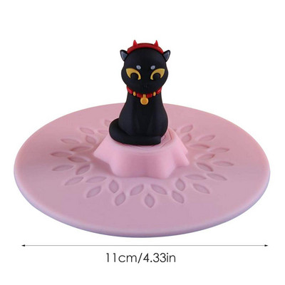 Huse pentru pahare din silicon Capac moale reutilizabil pentru pahare Capac pentru pahare din sticla rezistenta la caldura Căni rezistente la praf Capac pentru pahare pentru casă Accesoriu în aer liber