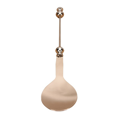 „Pasidaryk pats“ karoliukais dekoruotas desertinis šaukštas nerūdijančio plieno salotų šaukštas Paprastas dekoratyvinis karoliukais papuoštas stalo reikmenų deserto serviravimo šaukštas