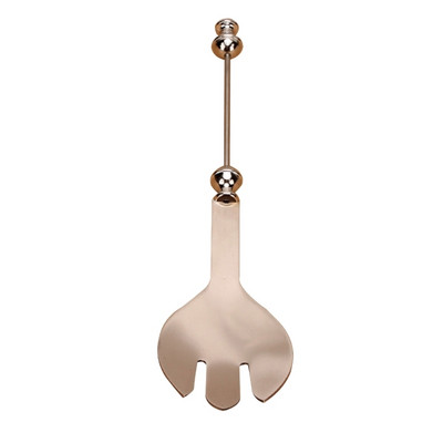 „Pasidaryk pats“ karoliukais dekoruotas desertinis šaukštas nerūdijančio plieno salotų šaukštas Paprastas dekoratyvinis karoliukais papuoštas stalo reikmenų deserto serviravimo šaukštas