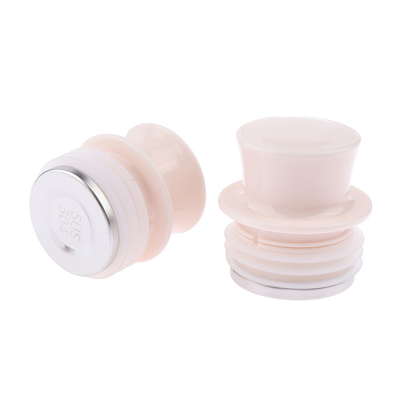 1vnt termoso butelio kamštis nerūdijančio plieno silikoninis virdulio dangtelis karšto vandens dangtelis termoso puodelio priedams atsarginių dalių